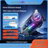 X3 Waterproof Bluetooth Noise-Cancelling Motorcycle & Cycling Helmet Earphones with Heavy Bass
