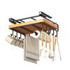 Hanging Storage Rack Kitchen Multi-functional Storage Organizer Stainless Steel Home Decorations