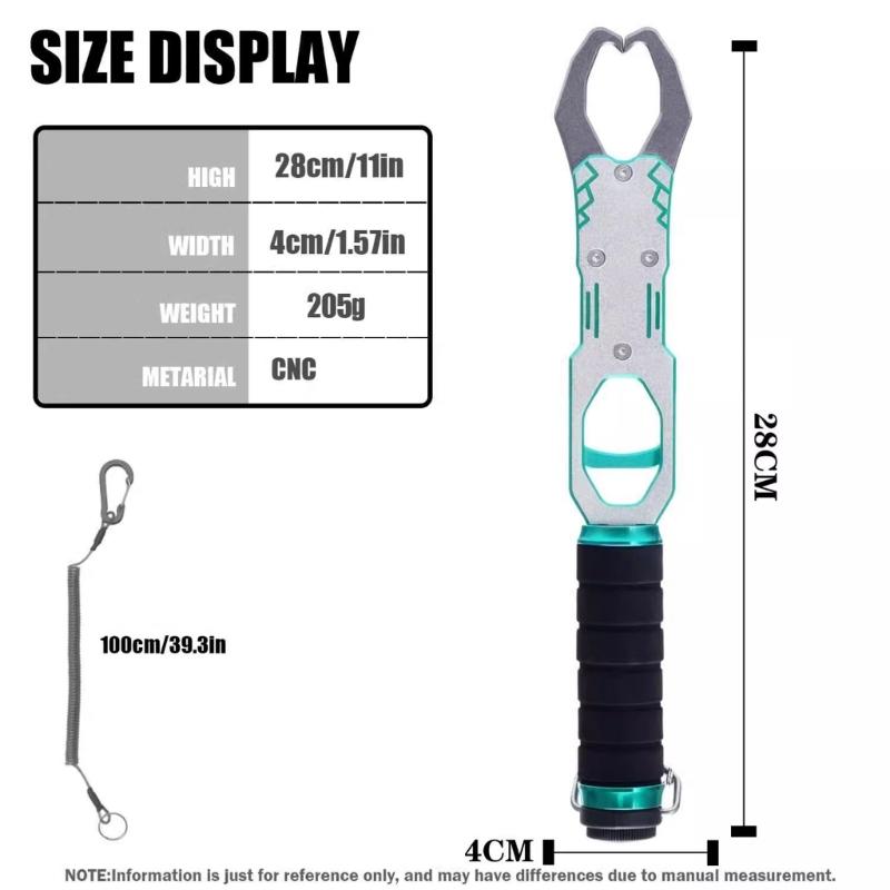 Fishing Tool with Integrated Weight Scale for Accurate Measurement and Easy Handling in Saltwater Angling