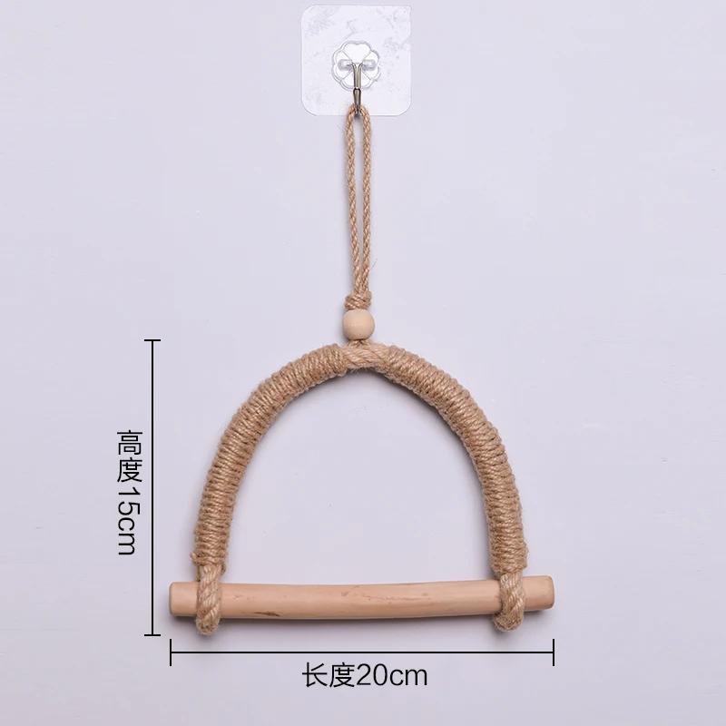 Vintage Raw Wood Tree Branch Jewelry Display Stand Wall-Mounted Hook Anti-Corrosion Polish Jewelry Organizer 5060₽