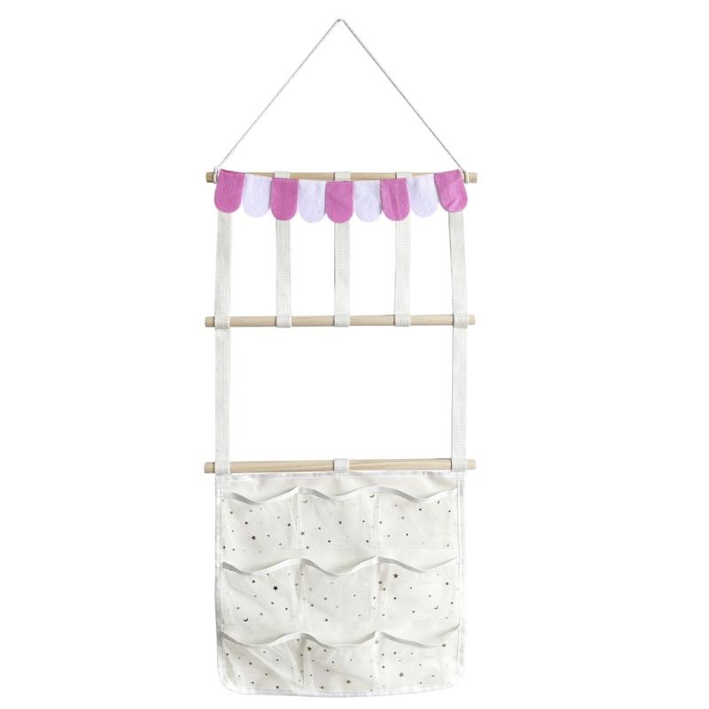 

Деревянные тканевые органайзеры для волос с бантом и крючком для хранения повязок на голову, скранчи, заколок и аксессуаров для волос фиолетовый