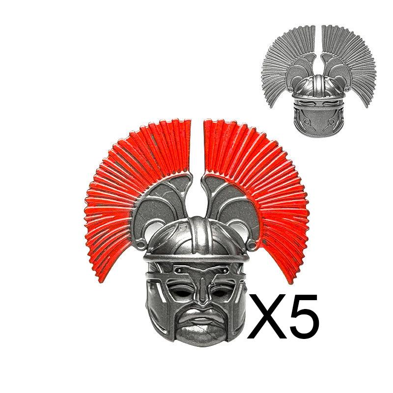 MOC Bausteine Mittelalter Ritter Soldat Actionfiguren Waffen Zubehör Schwert Speer Umhang Weste Helm Rüstung Geschenk Spielzeug Stein