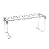 BBQ Rib Mesh Clip with Drip Pan BBQ Shelf Barbecue Accessories Grill Holder Chicken Wing Leg Rack
