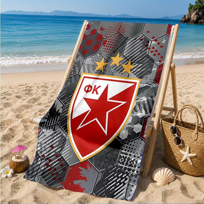 Crvena Zvezda Beach Towel, Quick-drying, Easy to Care for, Suitable for Both Fitness and Beach Vacations,Sports Essential