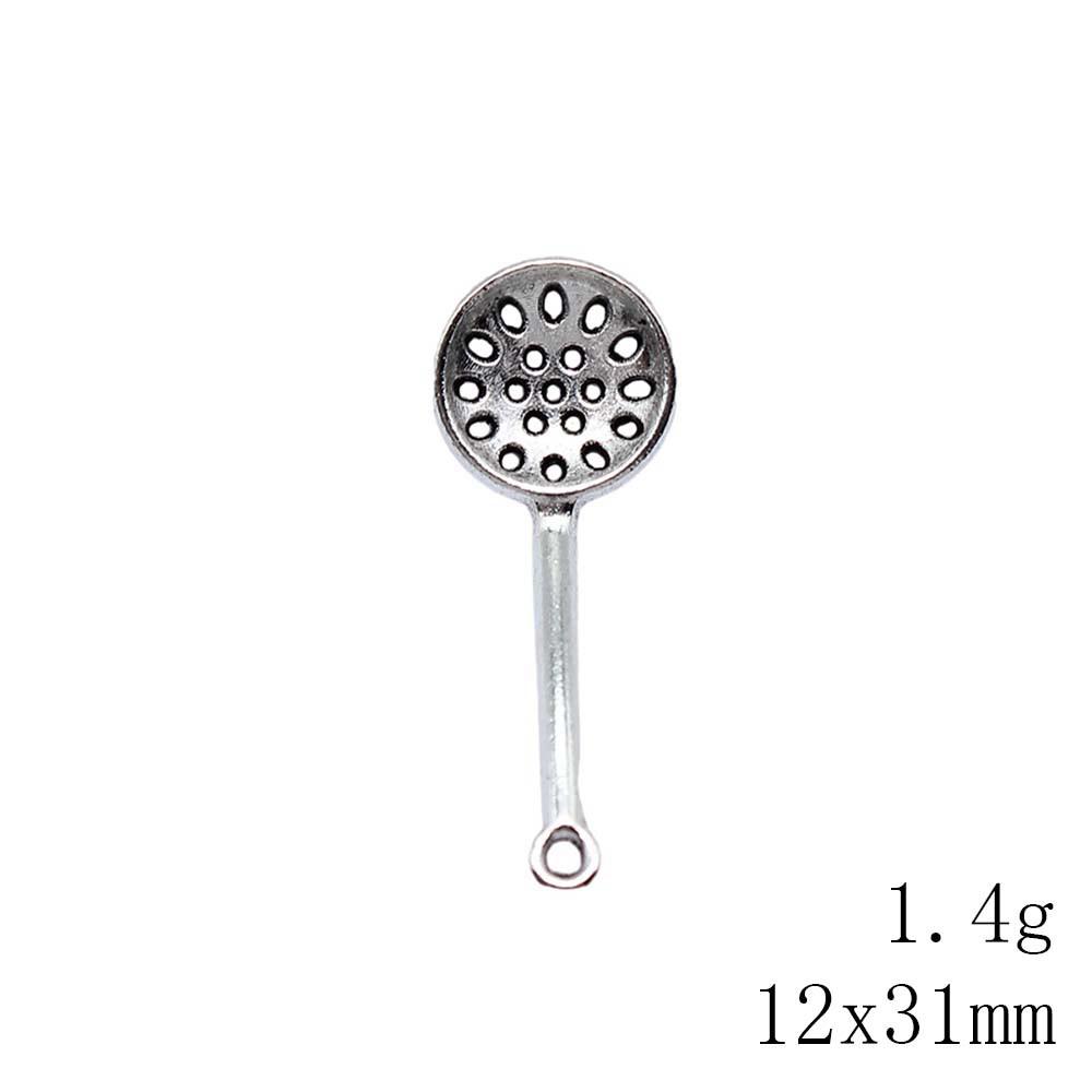 Christmas Decorations Charms For Bracelet Tableware Fork Spoon Charms Pendant Art Supplies Pendant
