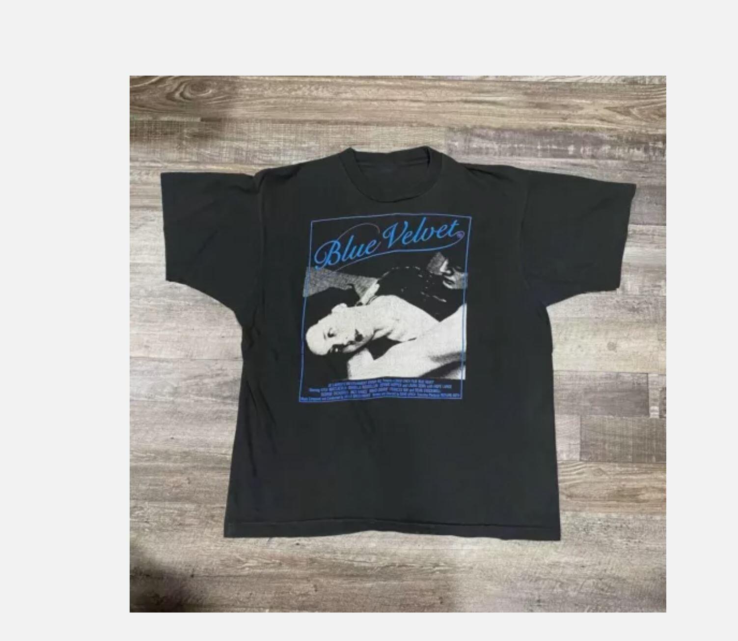 90s Style Blue Velvet Movie David Lynch tShirt Black Unisex Unisex T-Shirt L