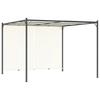 Adjustable Roof Pergola Cream White 3x3 M Steel
