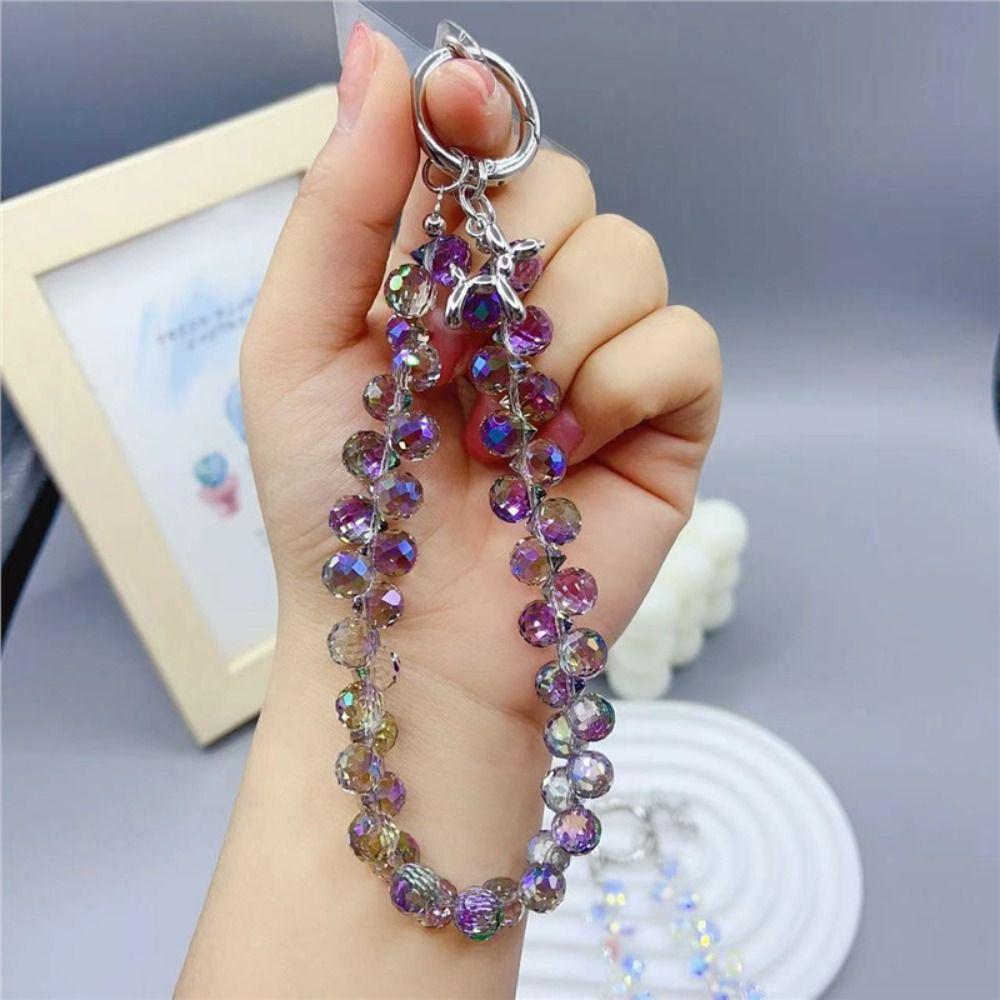 Sweet Girl Cell Phone Strap Wrist Strap Beads Phone Chain Jewelry Gift Phone Lanyard  Women Girl