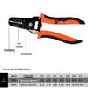 Electrician's 8-in-1 Multifunctional Wire Stripper and Stripping Tool