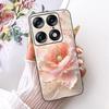 For Motorola Signature 2026 Case Popular Flower Marble Painted Cover Soft Silicone Black Phone Shell For Moto X70 Air Pro Fundas