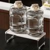 Freestanding Extendable Storage Shelf Stackable Kitchen Cabinet Organizer  Seasoning