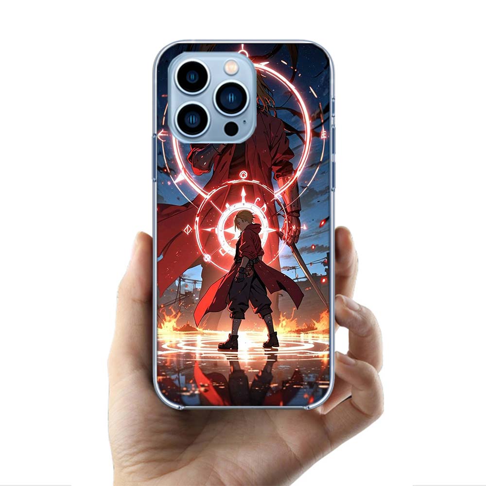 

Anime F-Fullmetal A-Alchemist_ Brotherhood Cases Phone Case For Iphone 17E 16E 17 Air 16 Pro Max 15 Pro 14 Plus 11 13 12 Mini Co iPhone 12 Pro Max