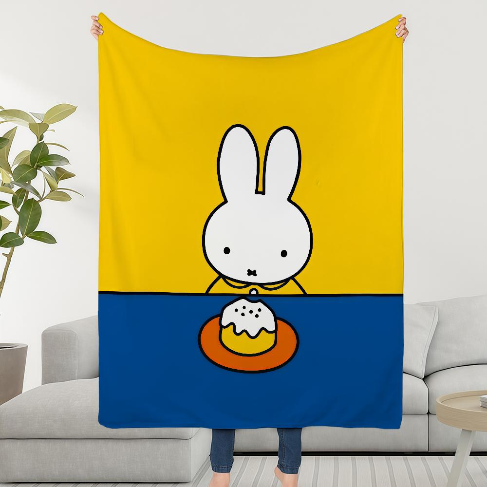 M-MiffyS-ES Cartoon Cute Blanket Soft Warm Furry Throw Super Kids Toys Bed Sofa Car Cradle