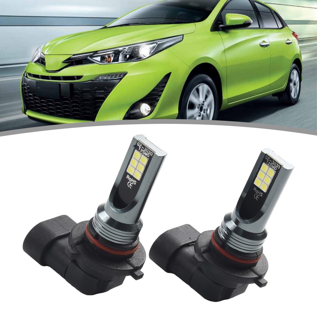 Super Bright 9006HB4 LED Fog Light Bulbs Pure White 6000K Illumination