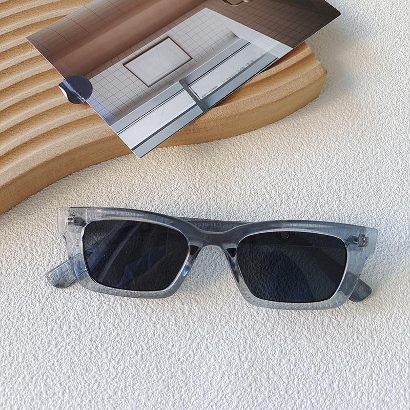 

Trendy Small Frame Jelly Tea Sunglasses for Women - Celebrity Style Pull-Down Hip-Hop Disco Glasses