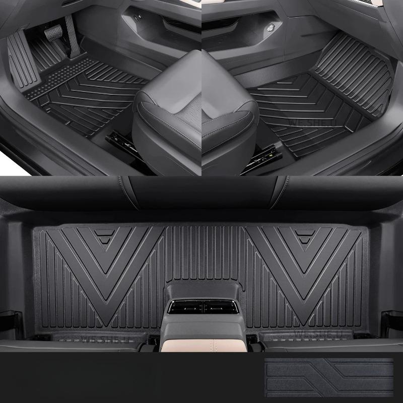 For KIA EV5 2024-2026 All Weather Car Floor Mats All-inclusive Threshold Style Foot Pads Protective Pad Interior Accessories