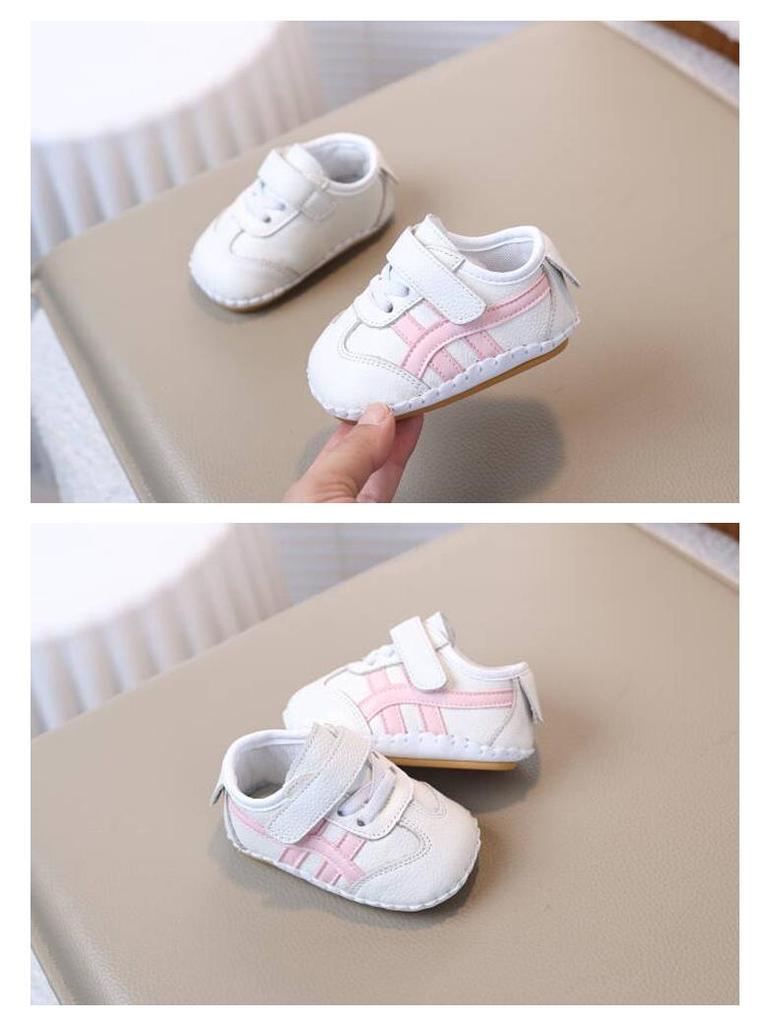 Non-Slip Baby Shoes for Boys and Girls, Soft Sole, Breathable, 0-1 Year, First Walker