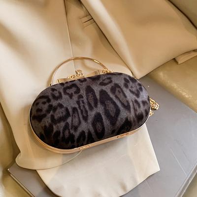 Popular Leopard Print Bag Women's New Fashion Dinner Bag Women Ins Niche Versatile One-shoulder Handbag