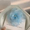 Mesh Flower Hair Clip Super Fairy Bang Clip Sweet Women Headdress Hairpin Girls Hawaii Beach Vacation Hair Accessories