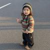 Earflap Kids Knit Hat Tie Closure Baby Beanie Cap Durable Earflap Bonnet  Outdoor Wear