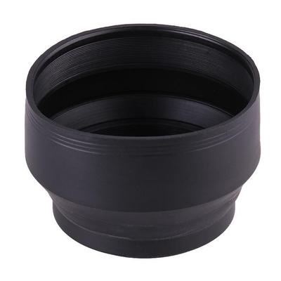 Weiche Gummi-Gegenlichtblende für Weitwinkel- und mittleres Teleobjektiv (49-82 mm)