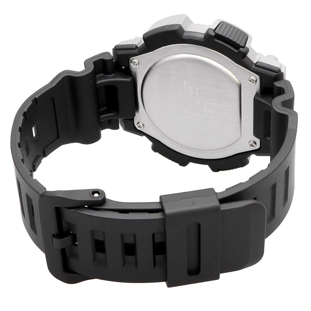 CASIO Digital Watch Step Tracker Equipped with Step Counting Function Overseas Model Matte Silver x Black [Casio] WS-2100H-1A2V Men's [Item]