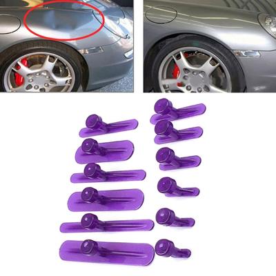 12 Stück Ziehlaschen Lackfreie Dellenreparatur Laschen Klebstoffe Ziehlaschen Set für Kleine Dellen Auto Dellenentfernungsset