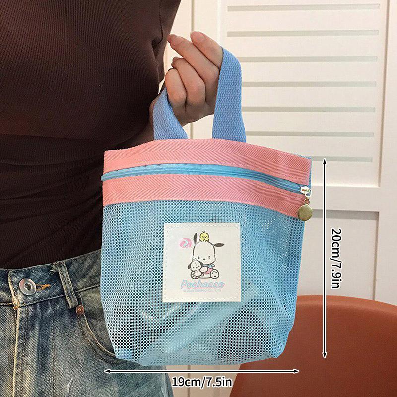 Girls Cosmetics Bag Large Capacity Transparent Pvc Makeup Storage Bag Portable Travel Wash Gargle Bag Waterproof