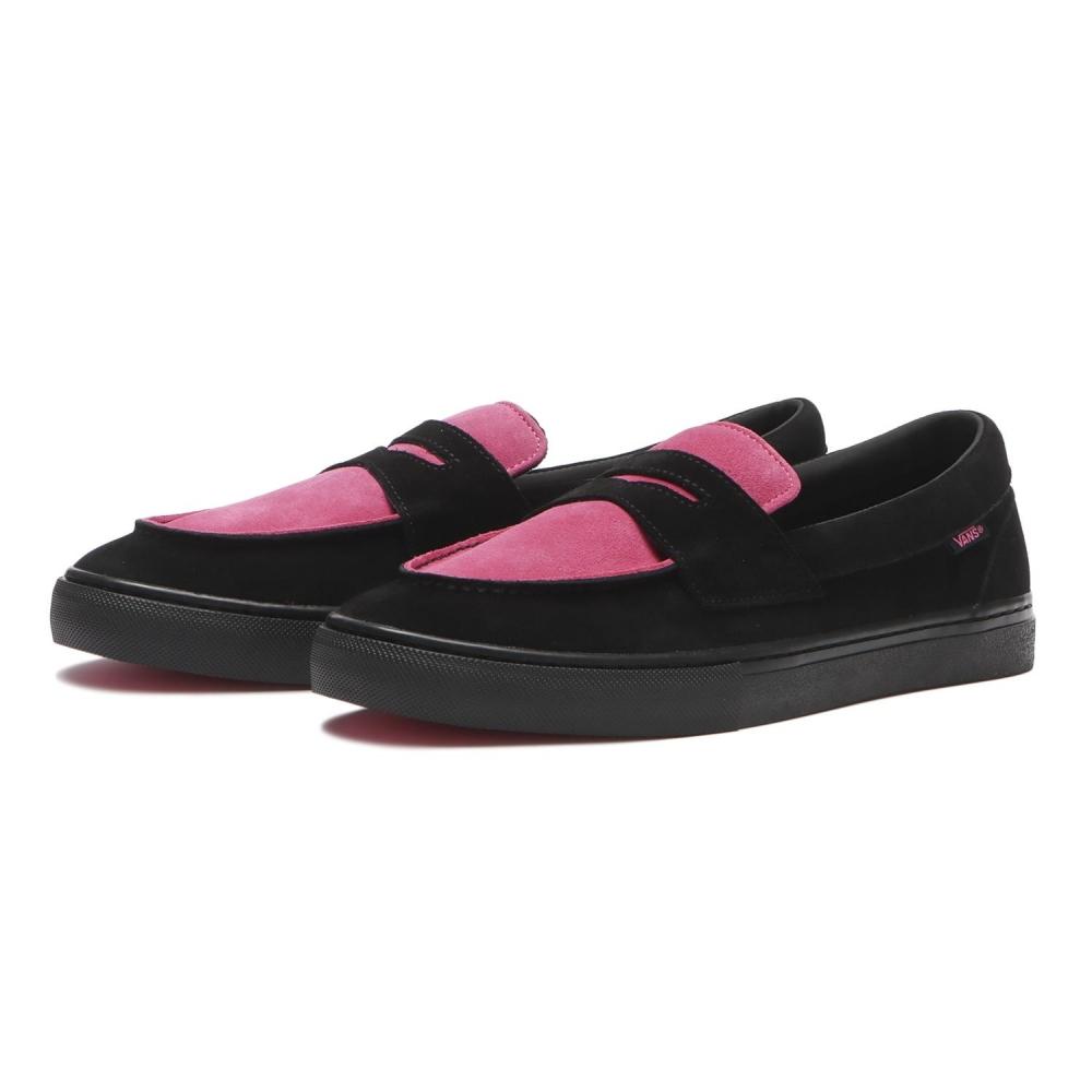 Vans Loafers Black Pink V196cf Nn Black Pink
