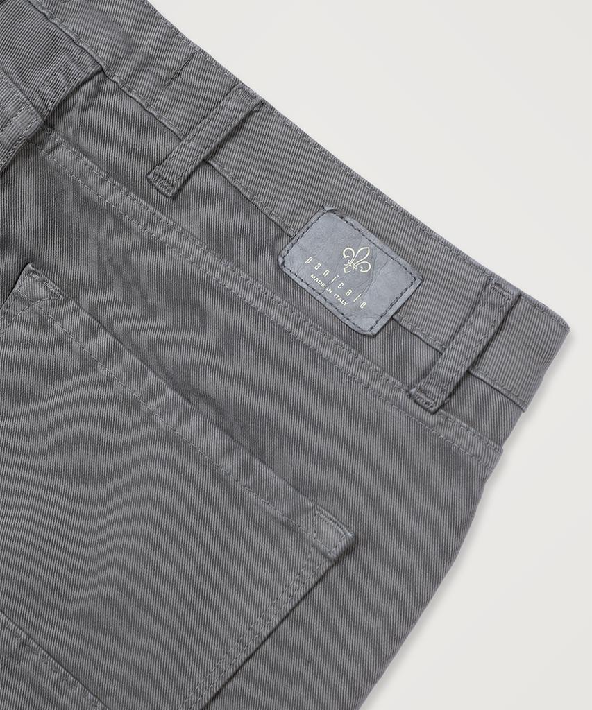 PANICALE Slim Fit Twill Chino Pants [Gray]