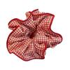 Red Sweet Polka Dot Ponytail Hair Tie - 2025 Large Intestine Bun High-Grade Headdress Accessory