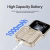 2025 I16 PRO MAX 4G Mini Fold Mobile Phone 2 SIM Card Speed Dial Video Player Magic Voice Blacklist Small Flip Cellphone Type-C