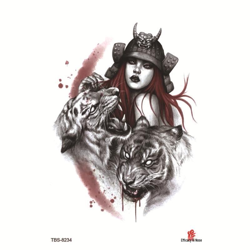 Wasserdichtes Ganzarm Totemsymbol Tattoo Aufkleber Set