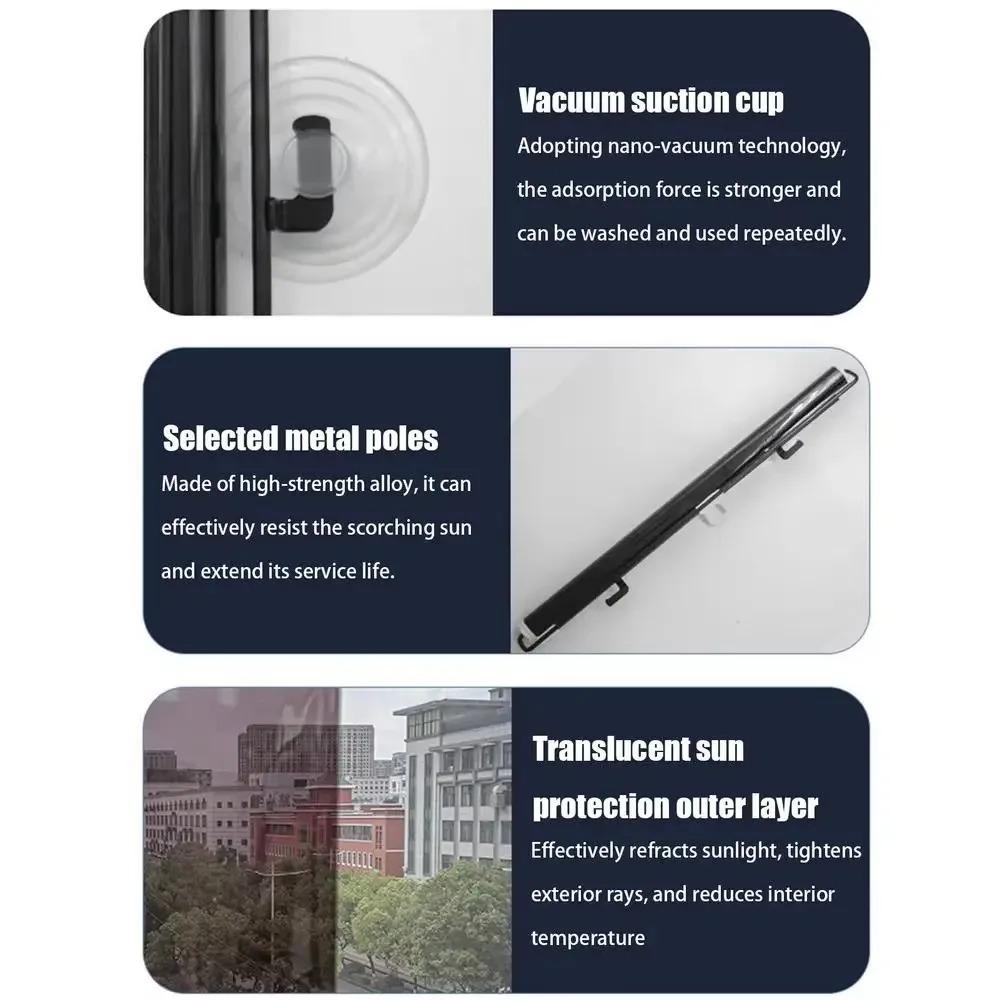 Car Windshield Sun Visor, Retractable UV-protective Sunshade, Car Sun Protection Products