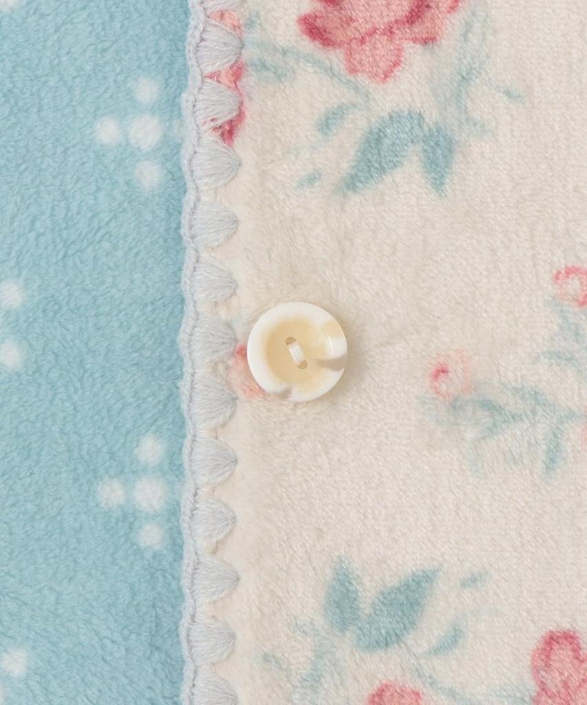 Afternoon Tea Living Reversible Classic Flower Cape Pink Pajama/Loungewear Top,