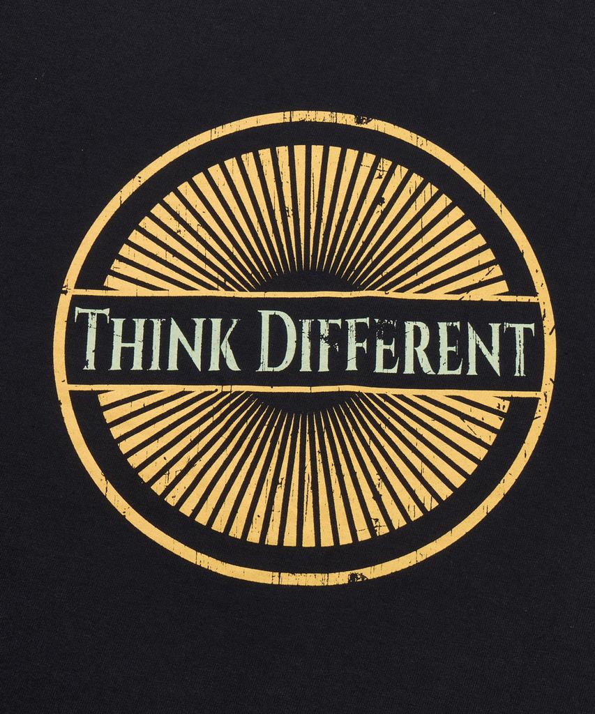 AGOD Td Circle Logo Half T-Shirt [Black]
