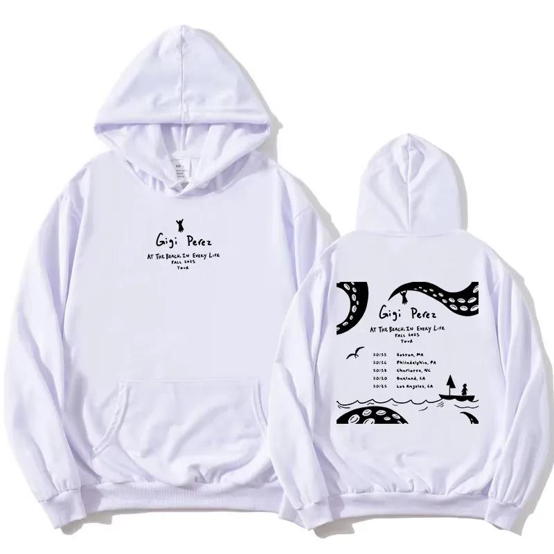 At The Beach, In Every Life Tour Sweatshirt Gigi Perez Long-sleeved Printed Hoodie Men's Sweatshirt