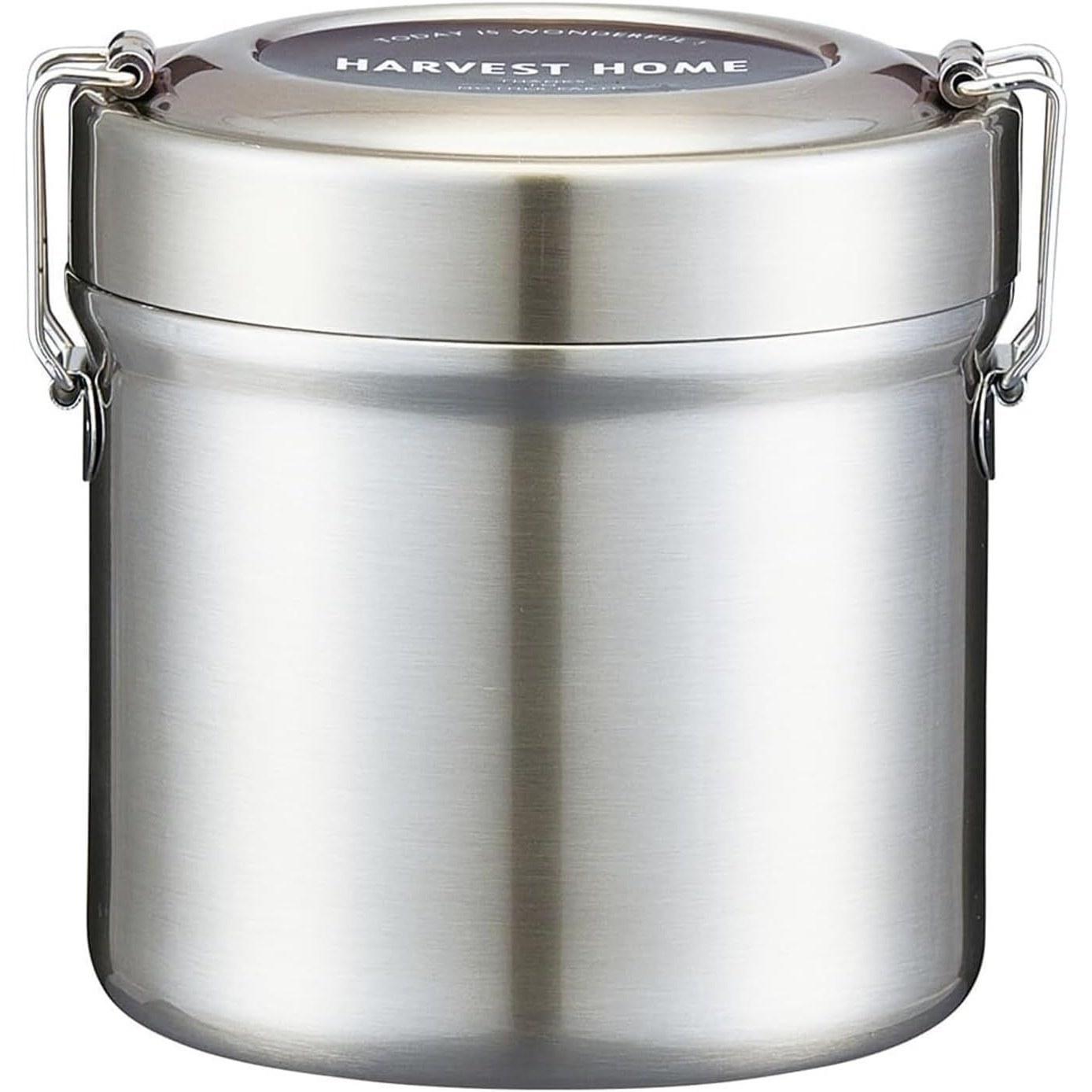 Skater Insulated Lunch Box Bowl Type 600ml Small Capacity Stainless Steel Jar Insulation Cooling Vacuum Structure Basic STLB1AG-A