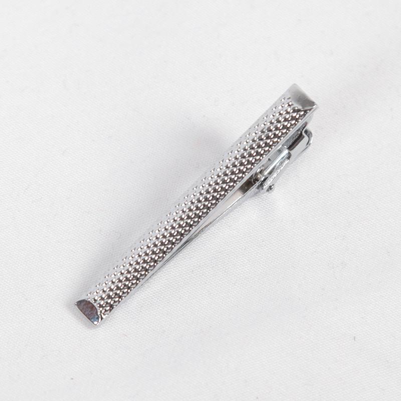 Necktie Accessories Metal Tie Clips Silver Color Jewelry Fashion Clips Pin Clasp Clamp Wedding Gifts Classic Tie Clips for Men