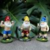Mini Niedlich Kreativ Frech Wichtel Zwerg Gartendekoration Statue Zwerg Sexy Lustig Hantel Gewichtheben Dekor Zubehör 2025 Neu