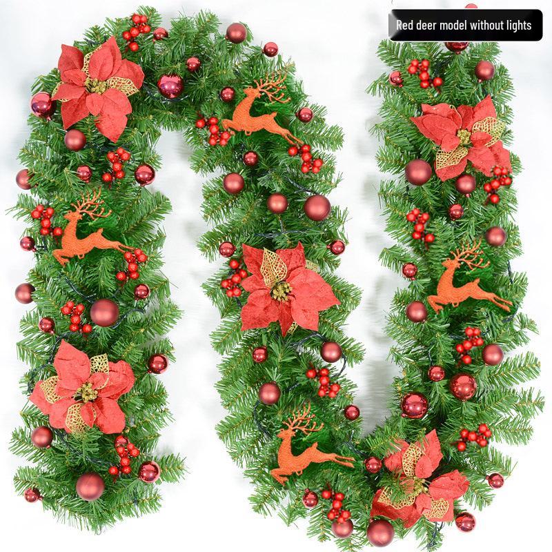 2.7m Christmas Garland for Decoration - Tree, Wreath, Wall, Door Hanging, Hotel, Shopping Mall Display