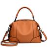 High Quality Genuine Leather Large Capacity Shoulder Crossbody Bag for Women 2026 Luxury Solid Color Cow Leather Female Handbags