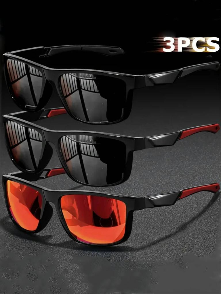 New men's outdoor sports sunglasses color-changing lenses for driving cycling UV protection