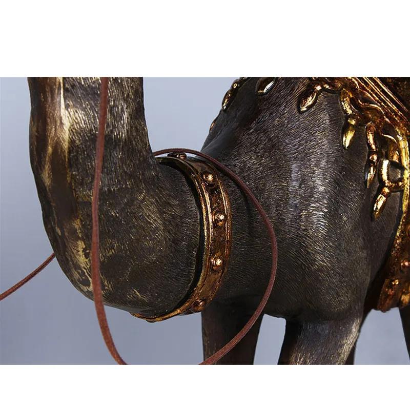 Resin Crafts Camel Dromedary Camel Indian Style Simulation Animal Sculpture Decorative Figurines Home Decoration Accessories