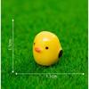 5/10Pcs Mini Yellow Chicken Figurines 1CM PVC Micro Landscape Ornaments DIY Succulent Moss Garden Decor Accessories