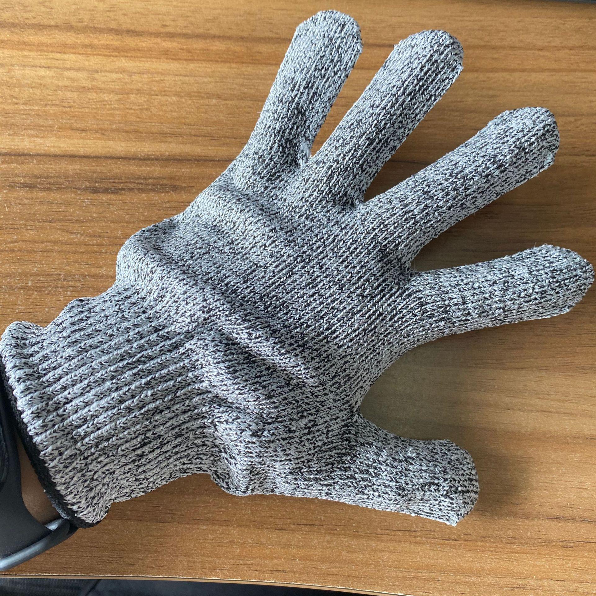 

Детские перчатки из HPPE 5 уровня защиты от порезов для кухонной безопасности, разные цвета