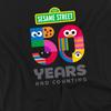Sesame Street Unisex Adult 50 Years Logo T-Shirt
