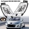 1pcs Fog Light For Peugeot 408 2010 2011 2012 2013 for Peugeot 308 Headlight Fog Lamp Foglight Car Fog Lights ACCESSORIES