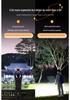Solar-Powered LED Flashlight for Camping, Night Markets, and Outages