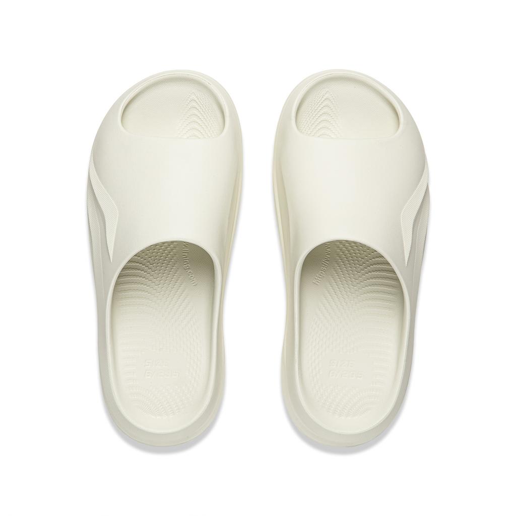 Li Ning Slide Slippers Unisex Creamy Yellow AGAW007-1